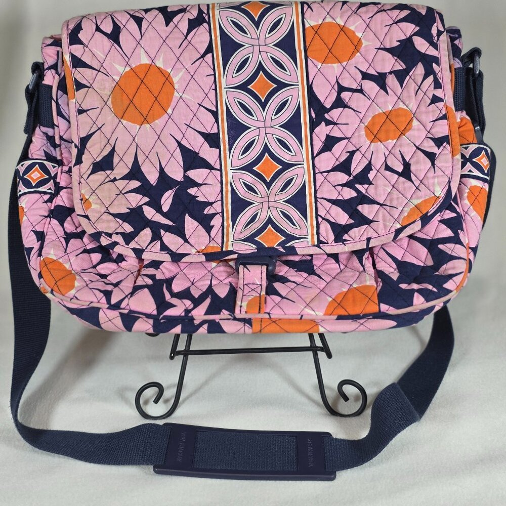Vera Bradley Baby Diaper Bag – Pink & Orange Floral